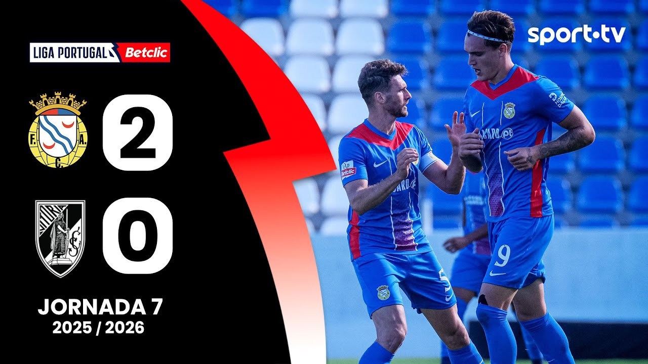 #ไฮไลท์ฟุตบอล [ เอฟซี อัลแวร์ก้า 2 - 0 วิตอเรีย กิมาไรส์ ] พรีไมร่า ลีก้า โปรตุเกส 2025/29.9.68