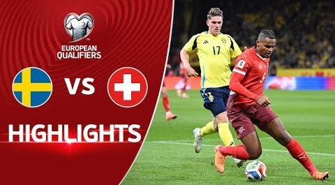 #ไฮไลท์ฟุตบอล [ สวีเดน 0 - 2 สวิตเซอร์แลนด์ ] ฟุตบอลโลก รอบคัดเลือก โซนยุโรป 2025/11.10.68