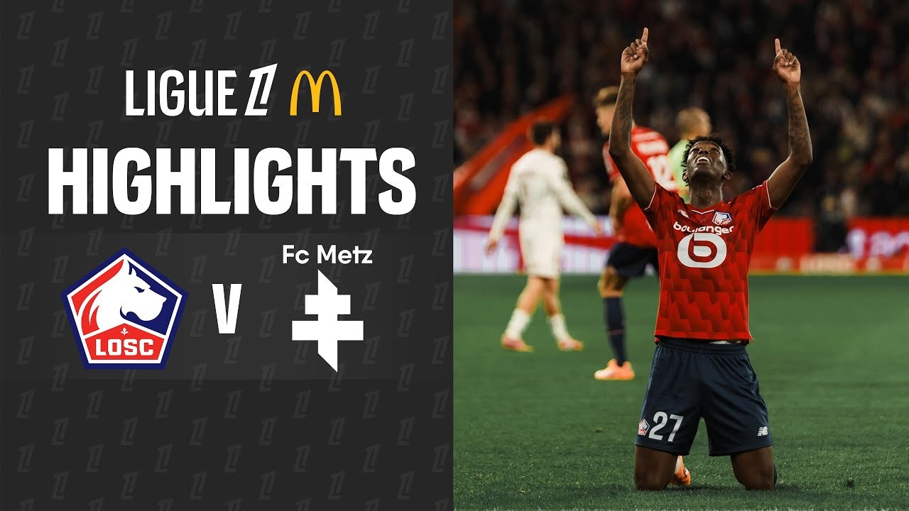 #ไฮไลท์ฟุตบอล [ ลีลล์ 6 - 1 เม็ตซ์ ] ลีกเอิง ฝรั่งเศส 2025/27.10.68