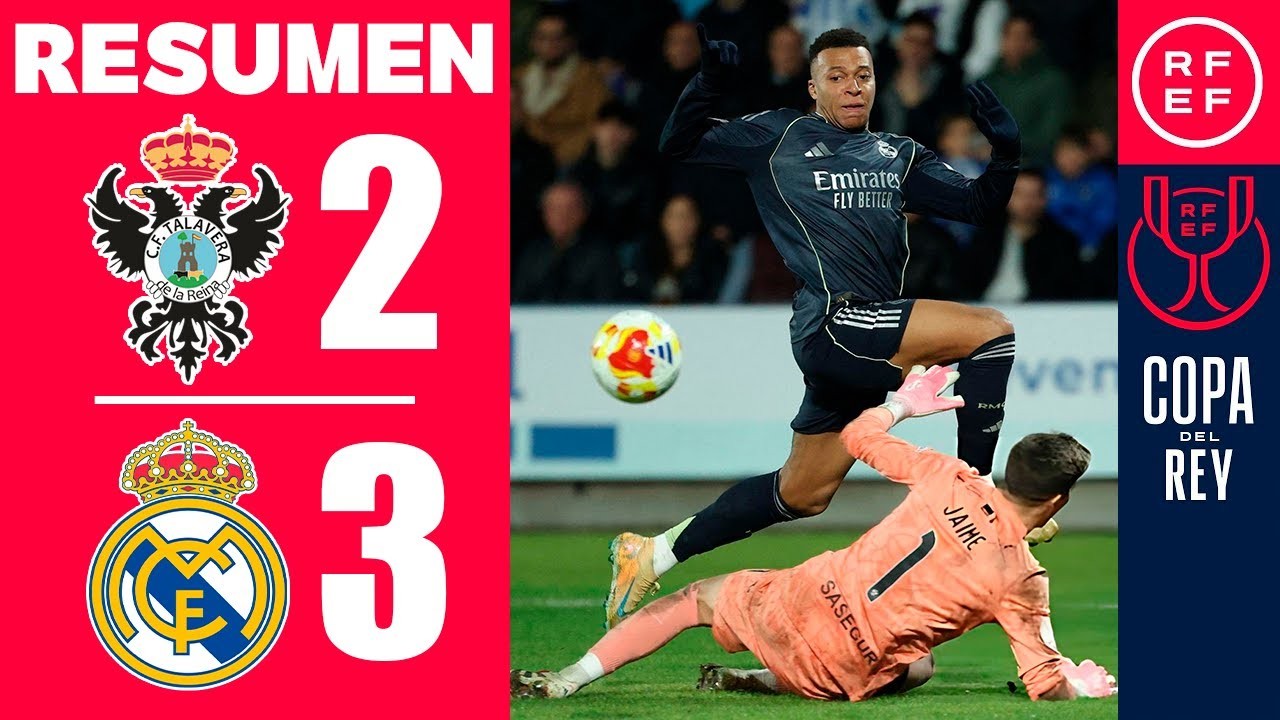 #ไฮไลท์ฟุตบอล [ ซีเอฟ ตาลาเบร่า 2 - 3 เรอัล มาดริด ] โคปา เดล เรย์ สเปน 2025/18.12.68