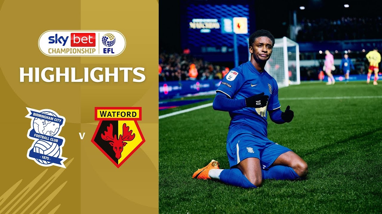 #ไฮไลท์ฟุตบอล [ เบอร์มิงแฮม ซิตี้ 2 - 1 วัตฟอร์ด ] เดอะแชมเปี้ยนส์ชิพ อังกฤษ 2025/2.12.68