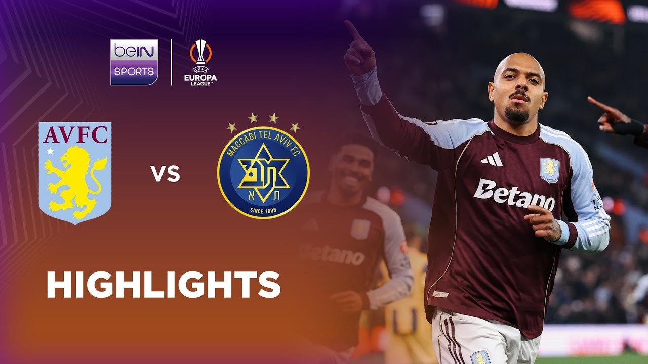 #ไฮไลท์ฟุตบอล [ แอสตัน วิลล่า 2 - 0 มัคคาบี้ เทลอาวีฟ ] ยูฟ่า ยูโรป้า ลีก 2025/7.11.68
